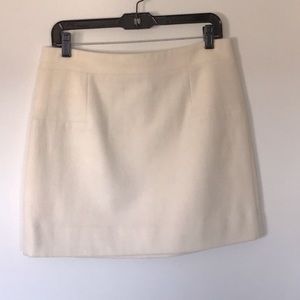 J. Crew Cream/Off-White Wool-blend Mini Sz 8